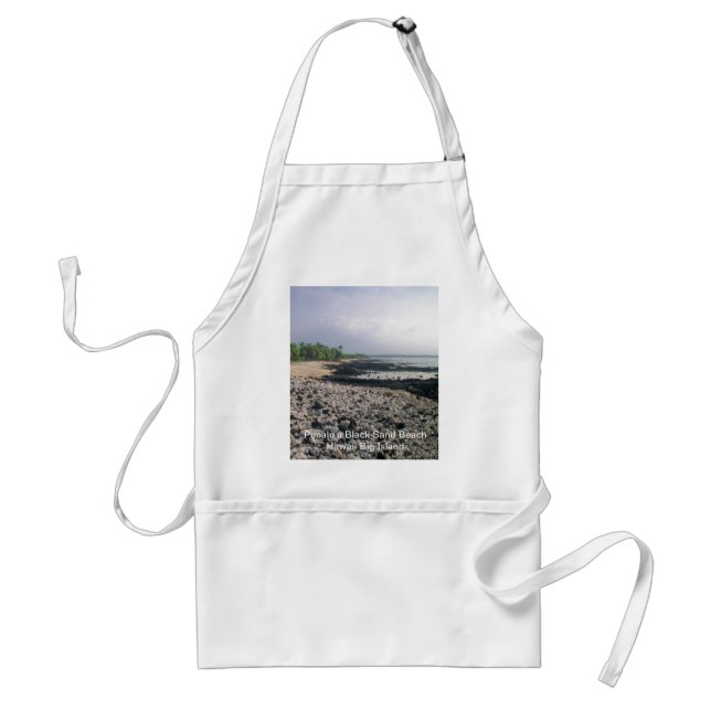 Punaluʻu Black Sand Beach Hawaii Big Island Standard Apron (Front)