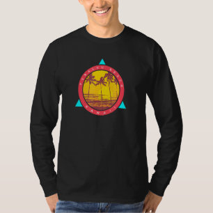 Punaluu Beach Hawaii Palm Trees Sunset T-Shirt