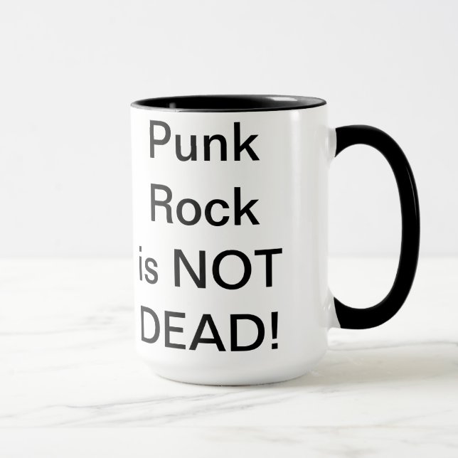 Punbk Rock is NOT Dead! Mug (Right)