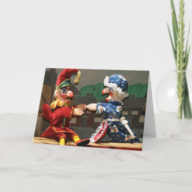 Punch and Judy Card (Front)