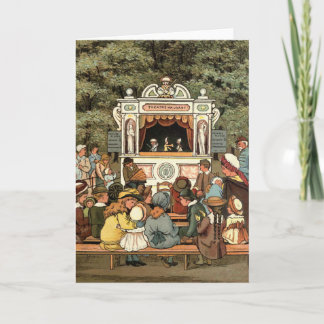 Punch and Judy Puppet Show" Card