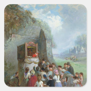 Punch and Judy Square Sticker