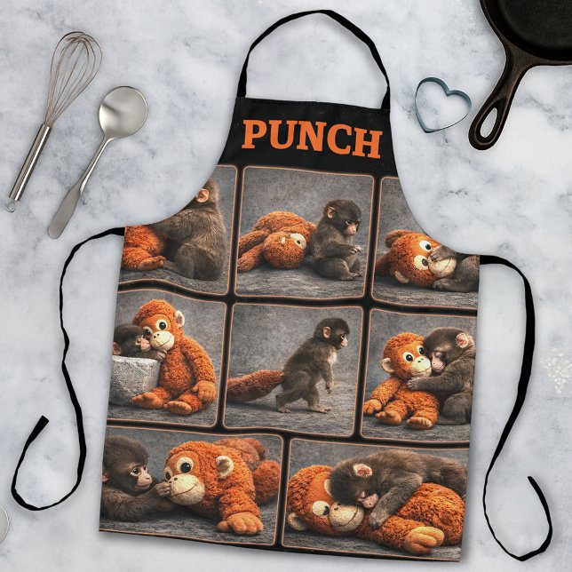 Punch Baby Monkey Apron (Creator Uploaded)