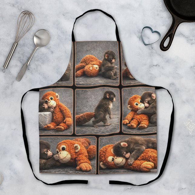 Punch Baby Monkey Apron (Creator Uploaded)