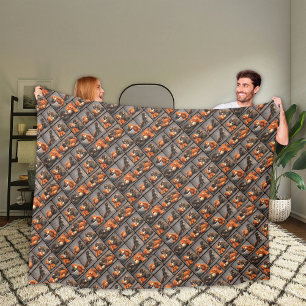 Punch Baby Monkey Fleece Blanket