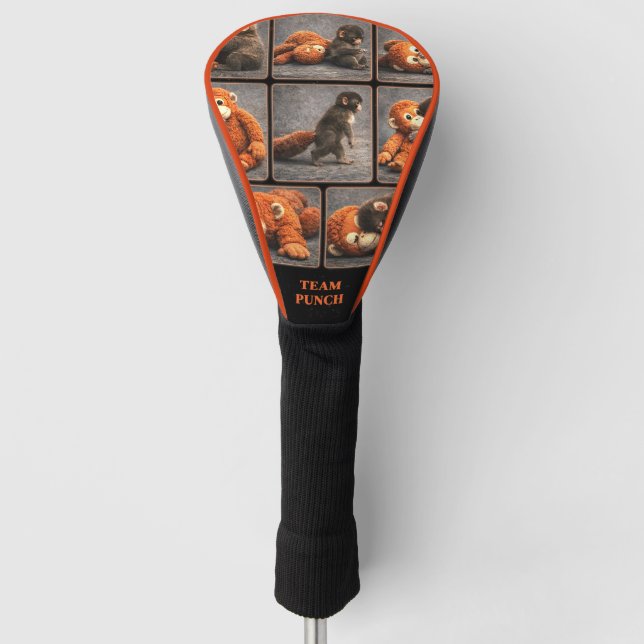 Punch Baby Monkey Golf Head Cover (Front)