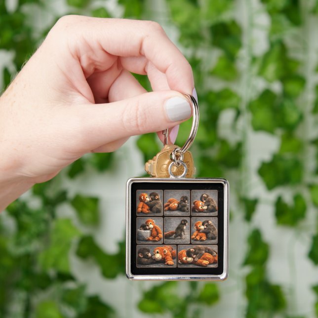 Punch Baby Monkey Key Ring (Hand)