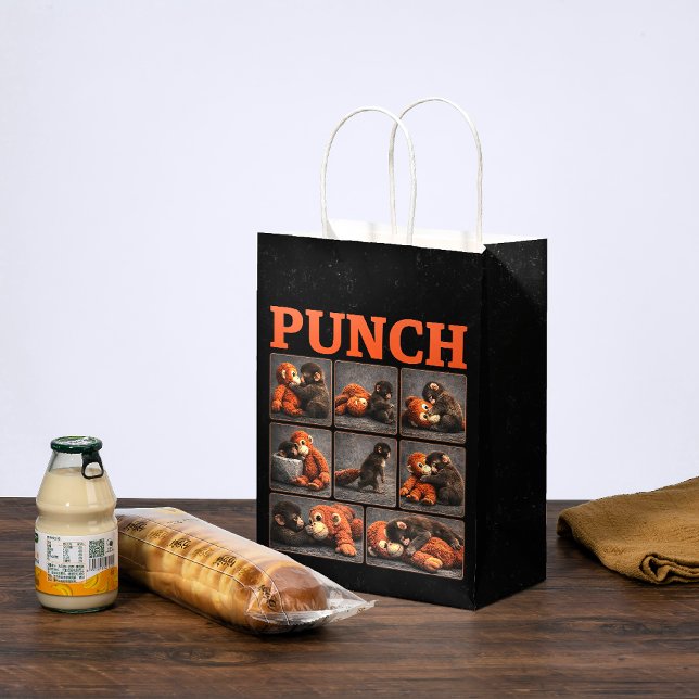 Punch Baby Monkey Medium Gift Bag (Creator Uploaded)