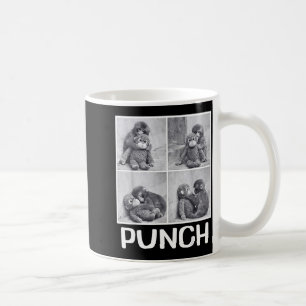 Punch baby monkey meme coffee mug