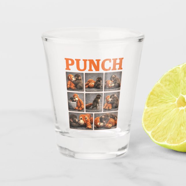 Punch Baby Monkey Shot Glass (Front)