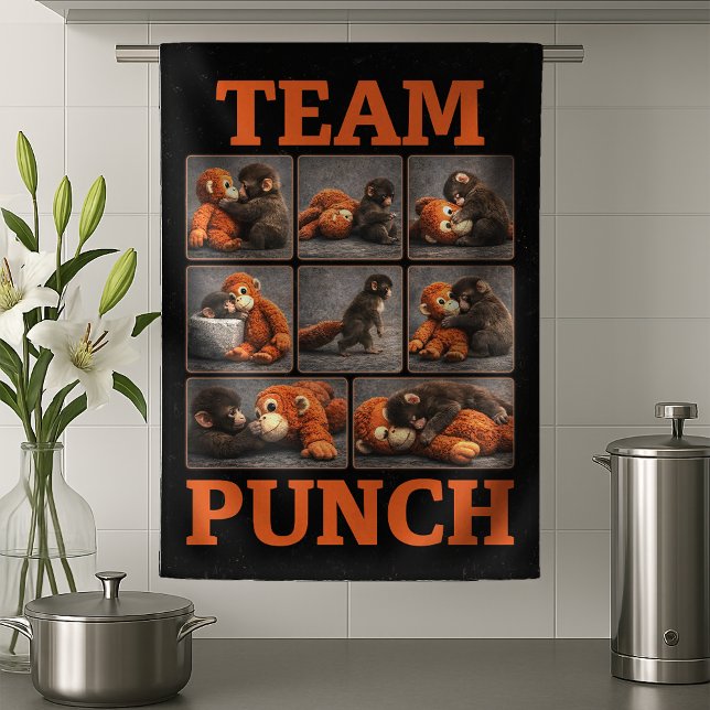 Punch Baby Monkey Tea Towel (Creator Uploaded)