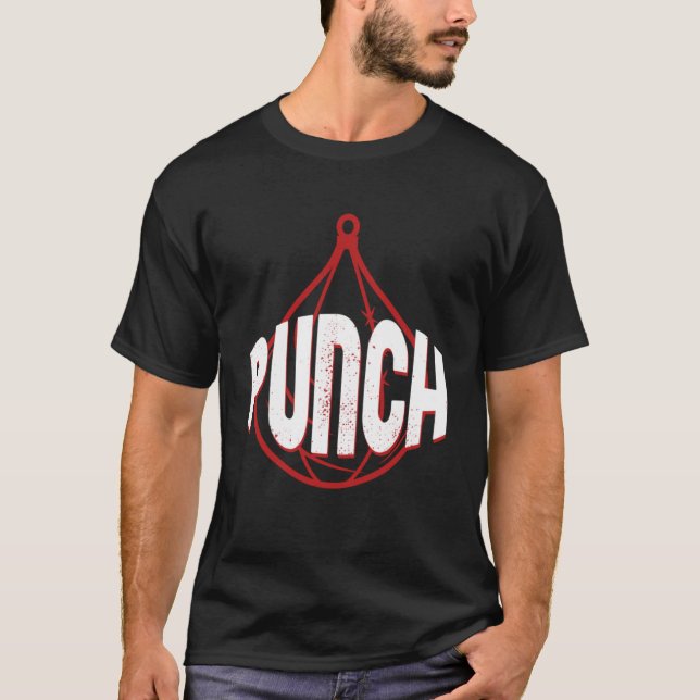 Punch Boxing Punching Bag Pullover Hoodie (Front)
