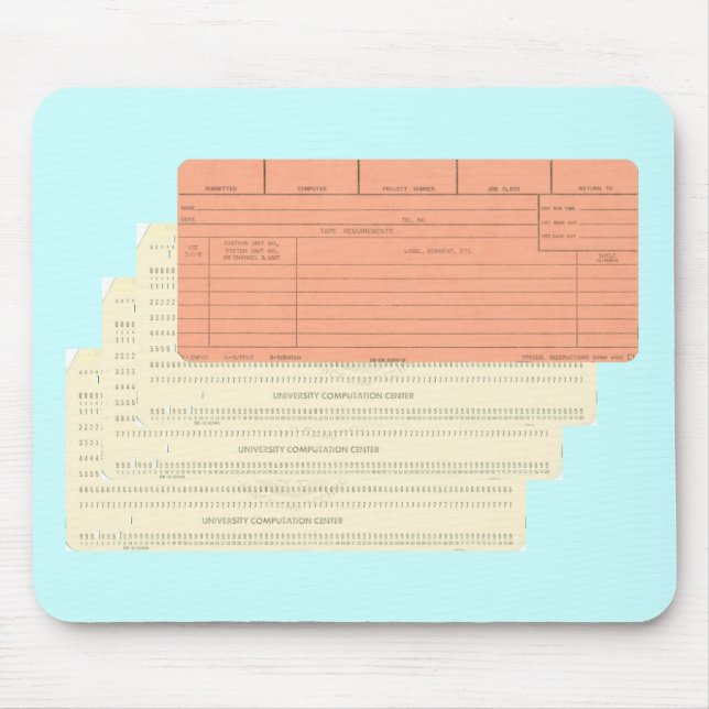 Punch Cards Mousepad (Front)