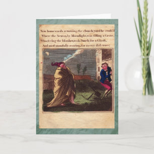Punch & Judy Story Plate XII Greeting Card