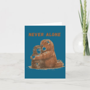 Punch monkey animal meme  card