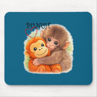 Punch monkey  mouse pad