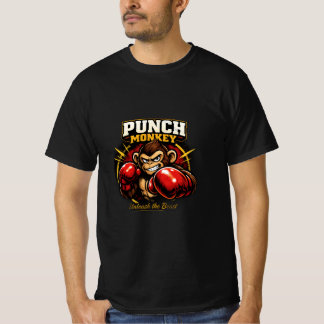 Punch Monkey T-Shirt Design