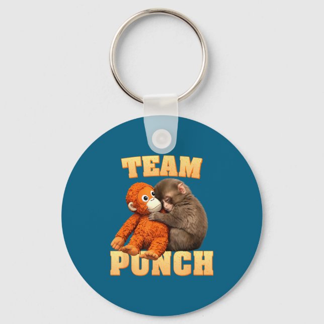 Punch monkey team punch  key ring (Front)