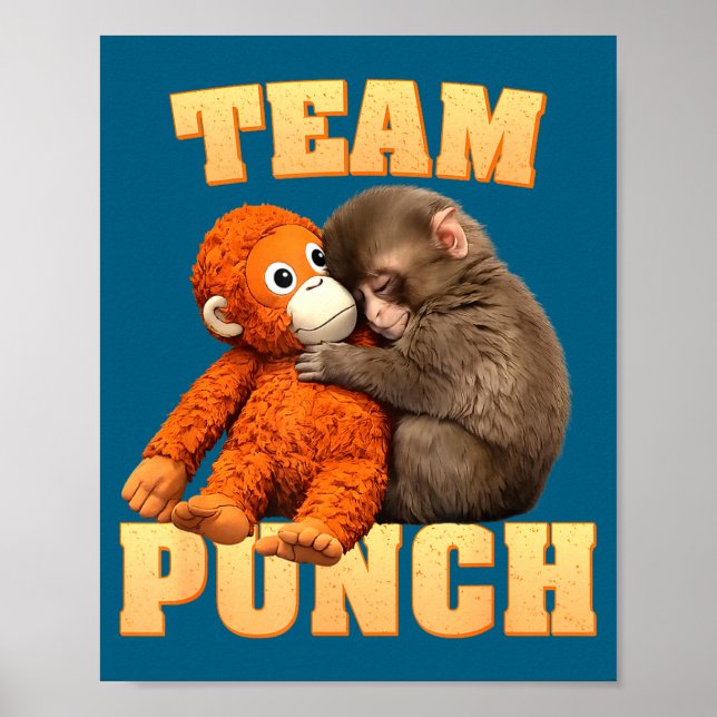 Punch monkey team punch  poster (Front)