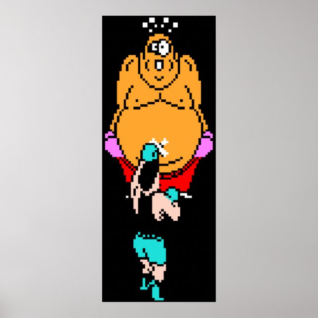 Punch Out King Hippo Poster (Front)