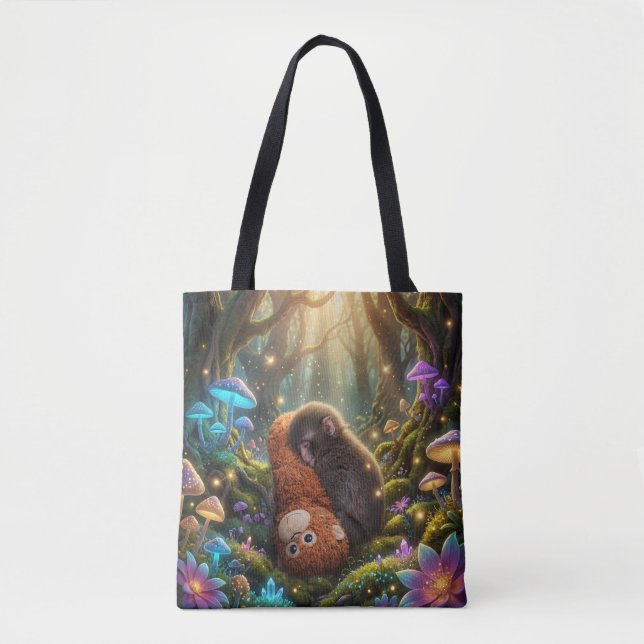 Punch the Baby Monkey Tote Bag (Front)