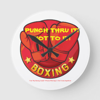 Punch Thru It!  Not To It! Clock