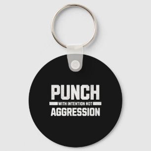 Punch With Intention Key Ring