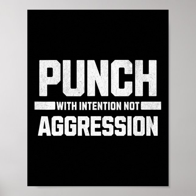 Punch With Intention  Poster (Front)