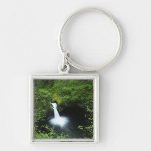 Punchbowl Falls on Eagle Creek, Columbia River Key Ring