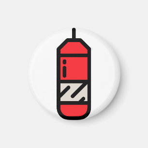 punching-bag magnet