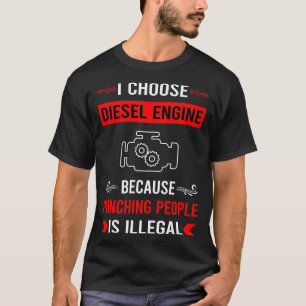 Punching Diesel Engine T-Shirt