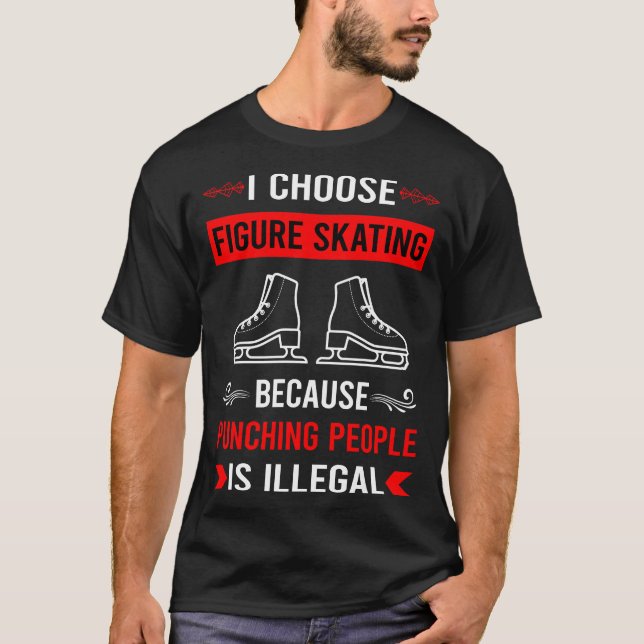 Punching Figure Skating T-Shirt (Front)