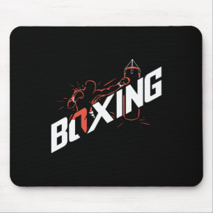 Punching G Boxing Kickboxing Boxing Lover Boxer Mouse Pad