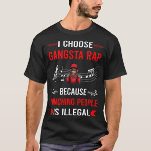 Punching Gangsta Rap Rapping Rapper T-Shirt