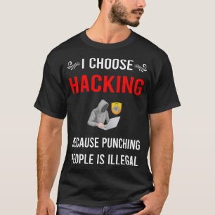 Punching Hacking Hack Hacker T-Shirt