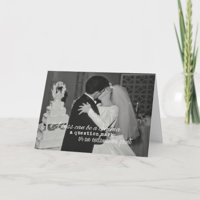 PUNCTUATION Greeting Card (Front)