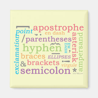 Punctuation II Magnet