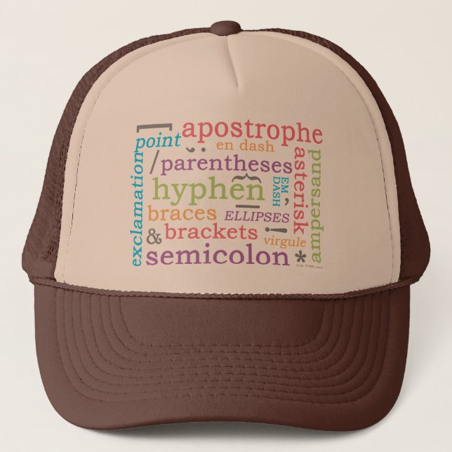 Punctuation II Trucker Hat (Front)