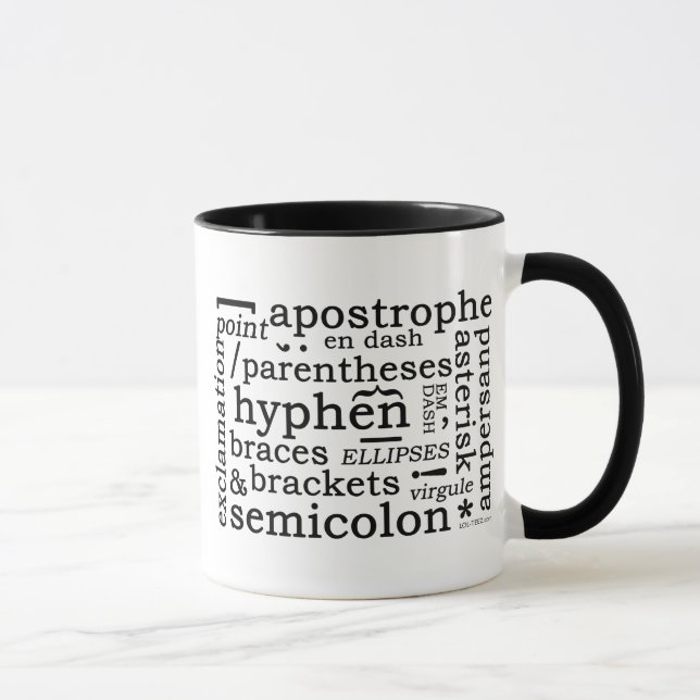 Punctuation Mug (Right)