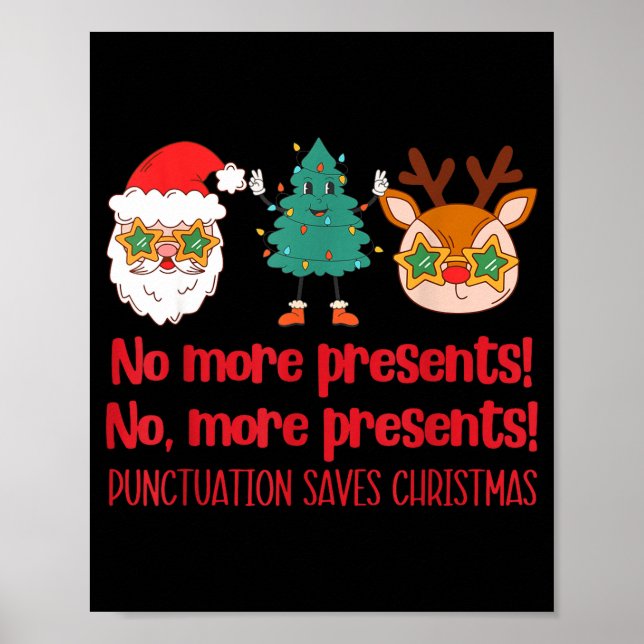 Punctuation Saves Christmas Reading Teacher Ela Gr Poster (Front)