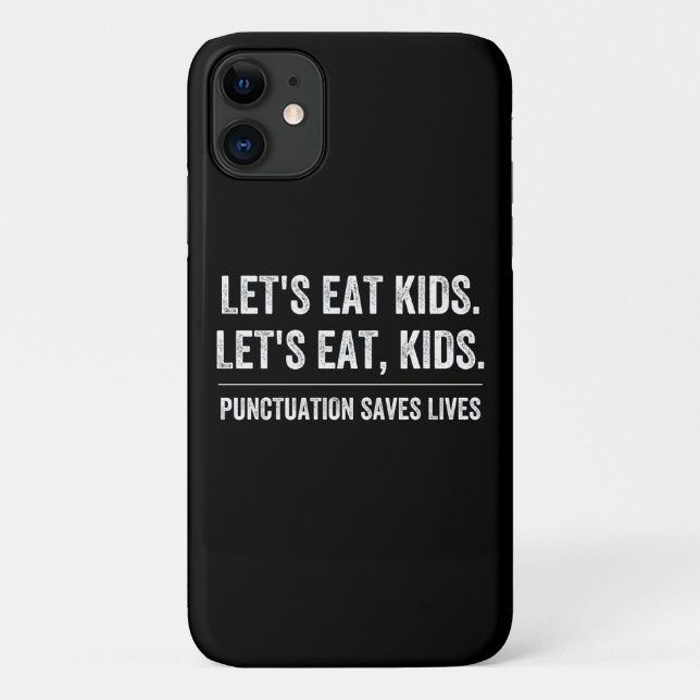 Punctuation Saves Lives Case-Mate iPhone Case (Back)