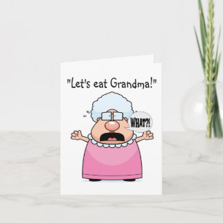 Punctuation Saves Lives Note Card