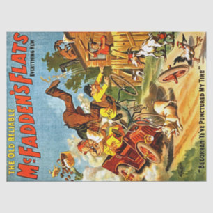 Punctured Tire GATC Decoupage Tissue Paper