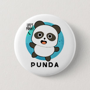 Punda Funny Animal Panda Pun 6 Cm Round Badge