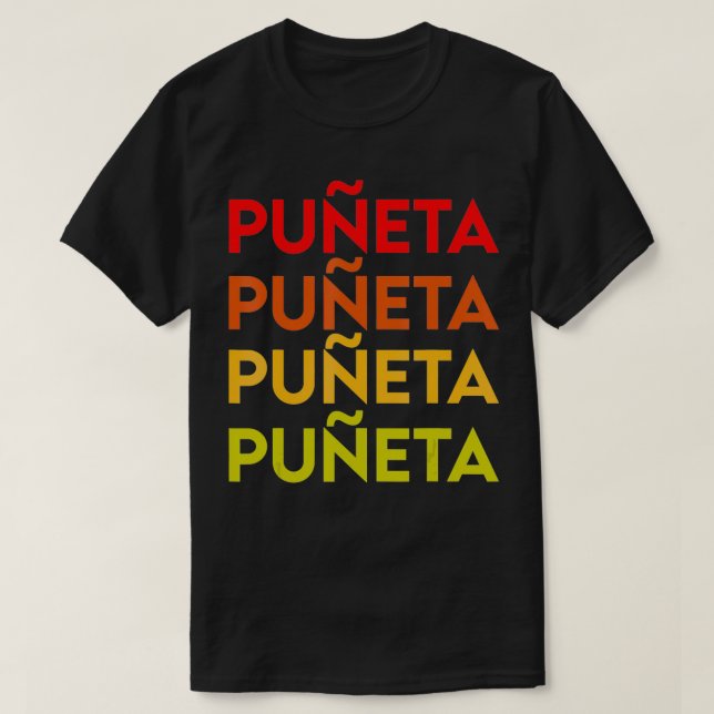Puneta Puerto Rico Flag Boricua Pride Gift Map Coq T-Shirt (Design Front)
