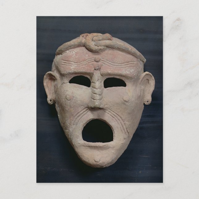 Punic charm mask, 3rd-2nd century BC Postcard (Front)