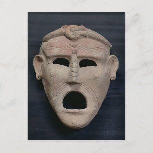 Punic charm mask, 3rd-2nd century BC Postcard