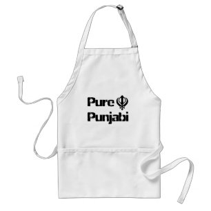 Punjabi Khanda Sikh Khalsa Design Merchandise Standard Apron