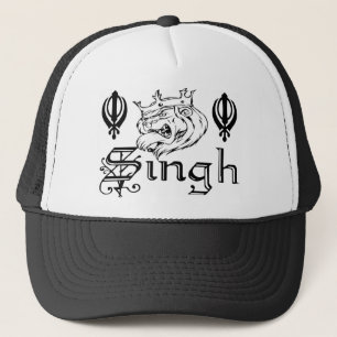 Punjabi Khanda Sikh Khalsa Design Merchandise Trucker Hat
