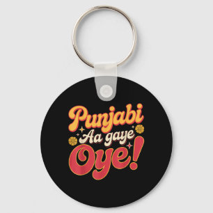 Punjabi Party Vibes Tonight Punjabi Singer Design Key Ring